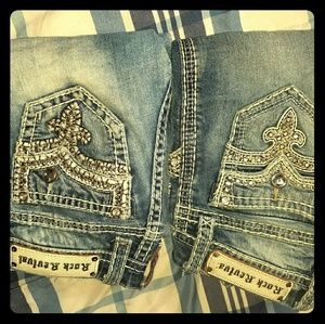 [2Pairs] Rock Revival Jeans 24 Boot Cut